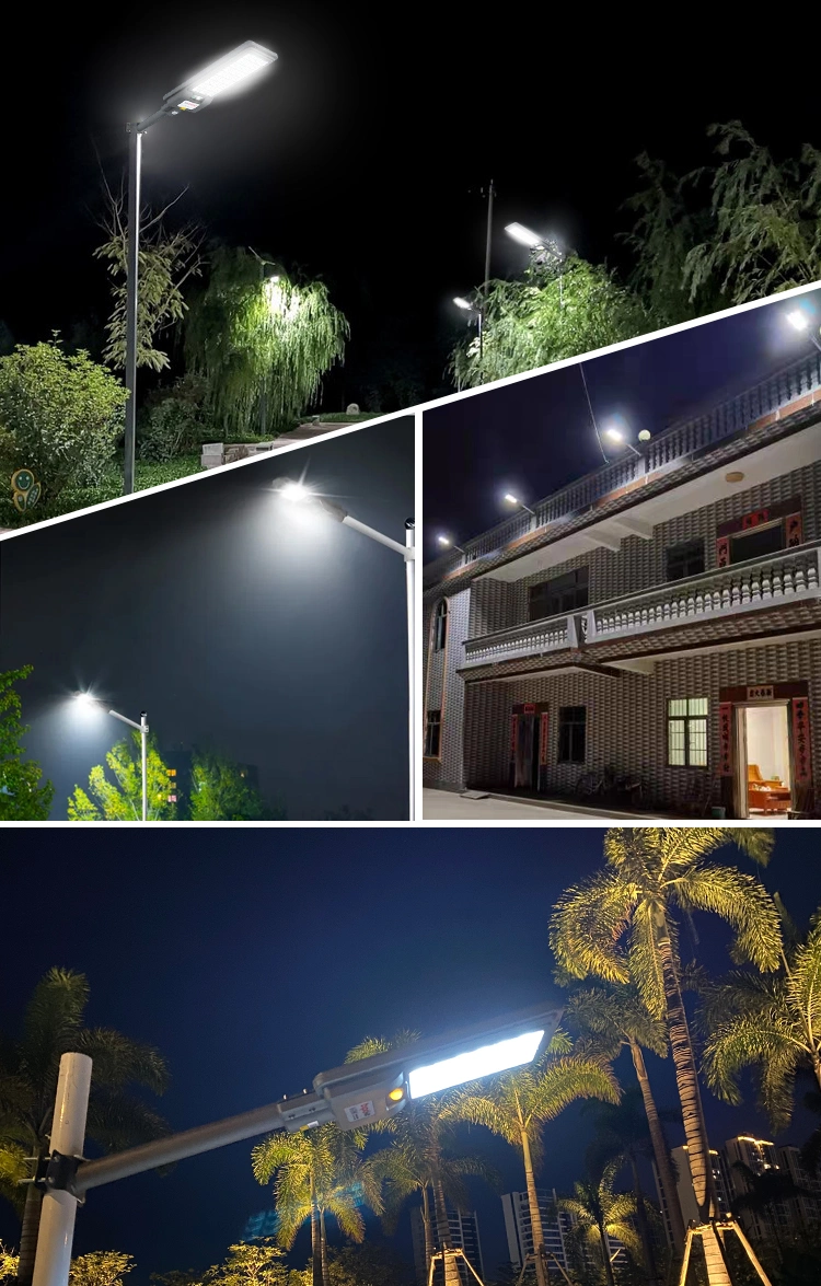 Bspro Projector Light Solar Street Light 100W 200W Waterproof IP65 All in One LED Solar Street Light