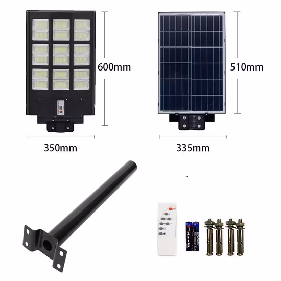 Wholesale Price 100W 150W 200W 250W Outdoor Product ABS Energy Powered Panel Flood Lamp Motion Sensor Road Outdoor Garden Wall LED All in One Solar Street Light