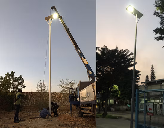 8W All in One Integrated LED Solar Street Light for Highway