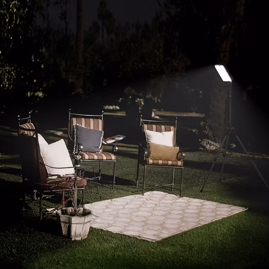 Solar Rechargeable LED Camping Light Galaxy Solar Work Garden Light-C